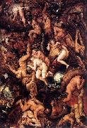 Frans Francken II The Damned Being Cast into Hell oil on canvas
